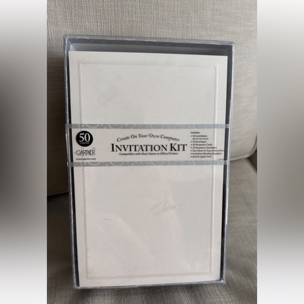 Gartner invitation and response cards 50count